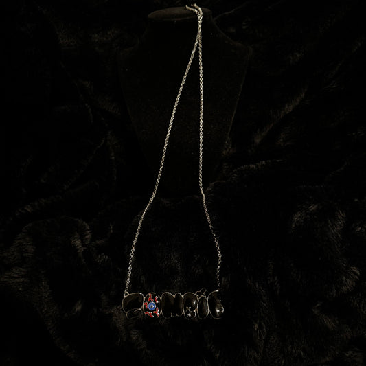 Zombie Name Plate Necklace