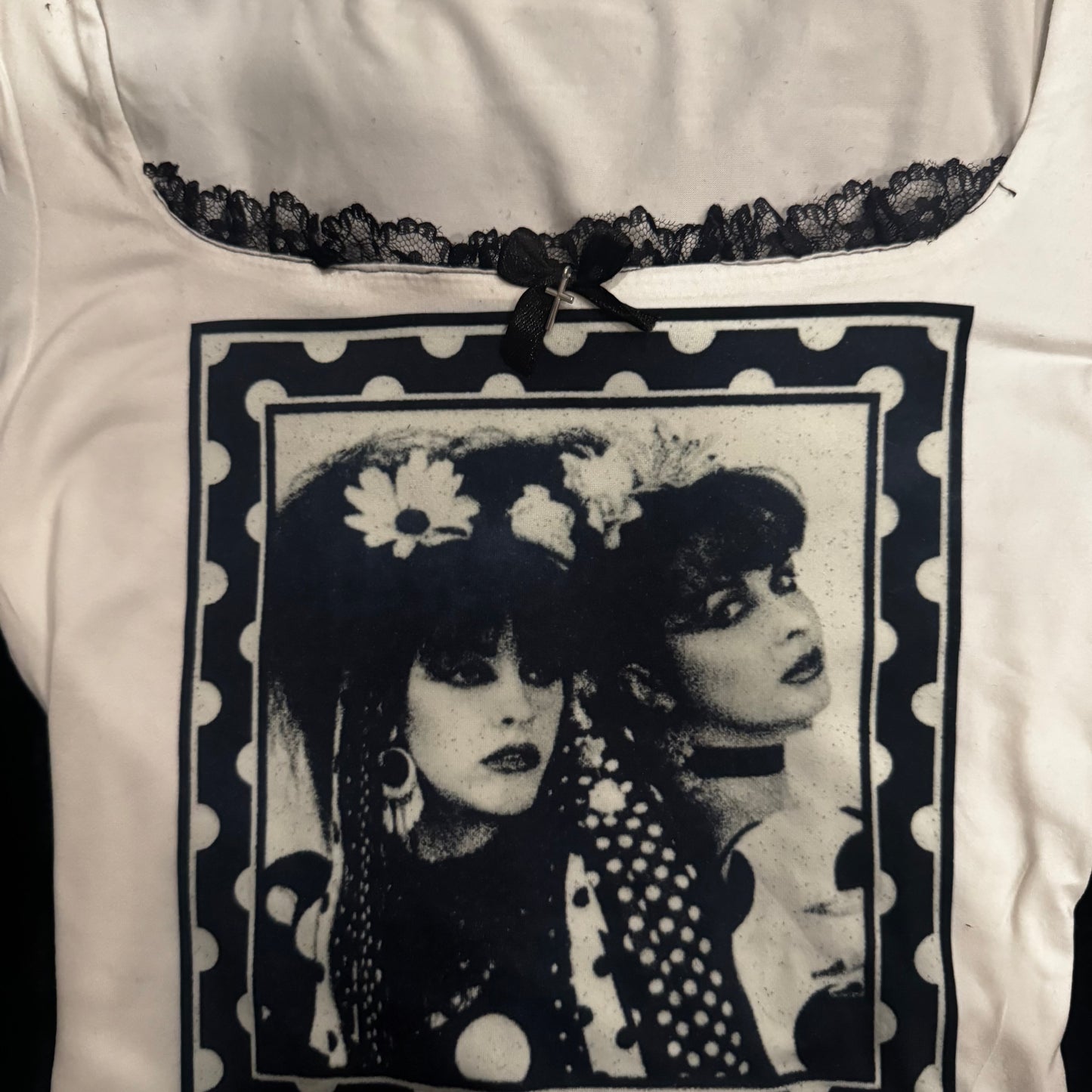 Strawberry switchblade white long sleeve