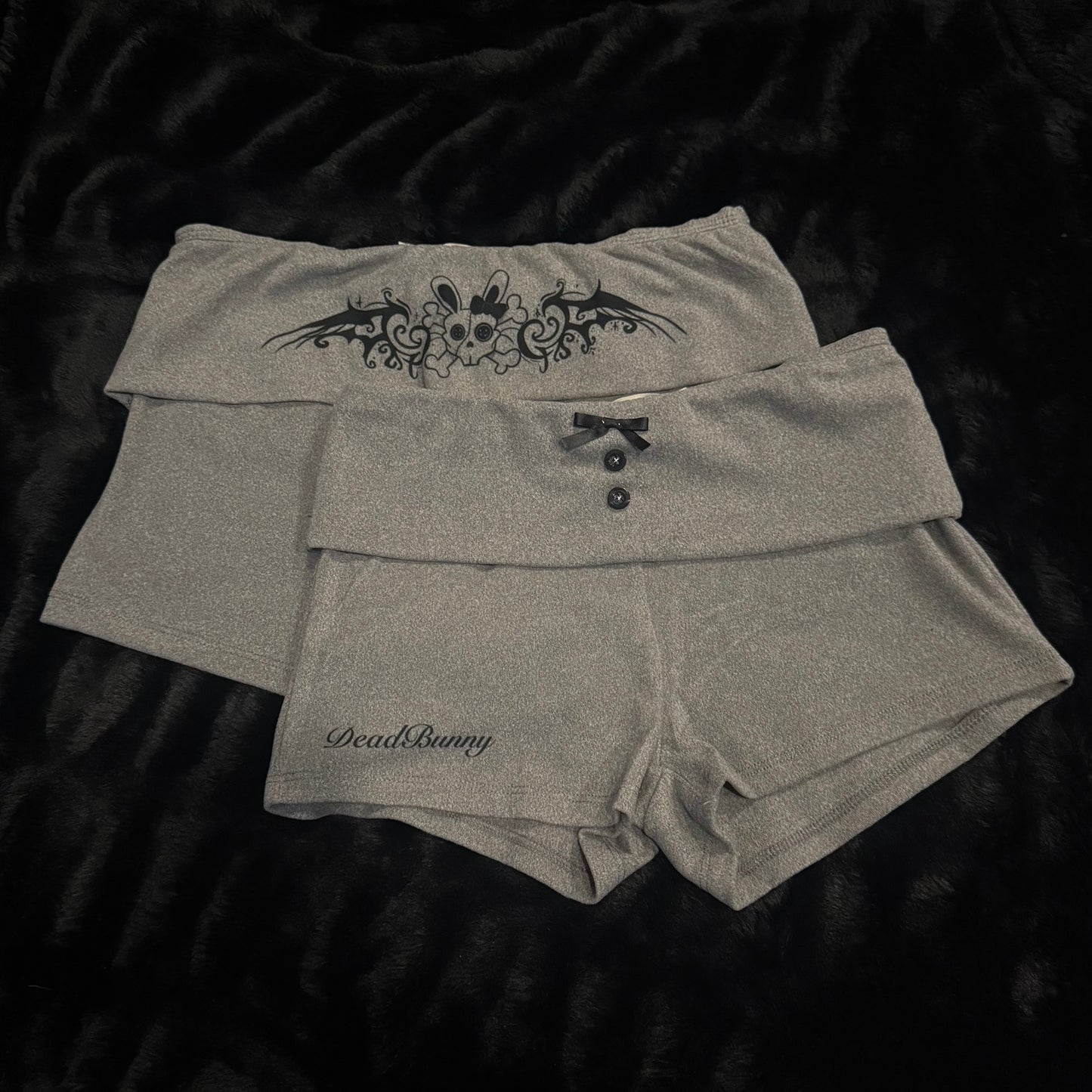 Dead Bunny Cyber Wing Fold-over Shorts