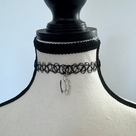Brass Knuckles Choker