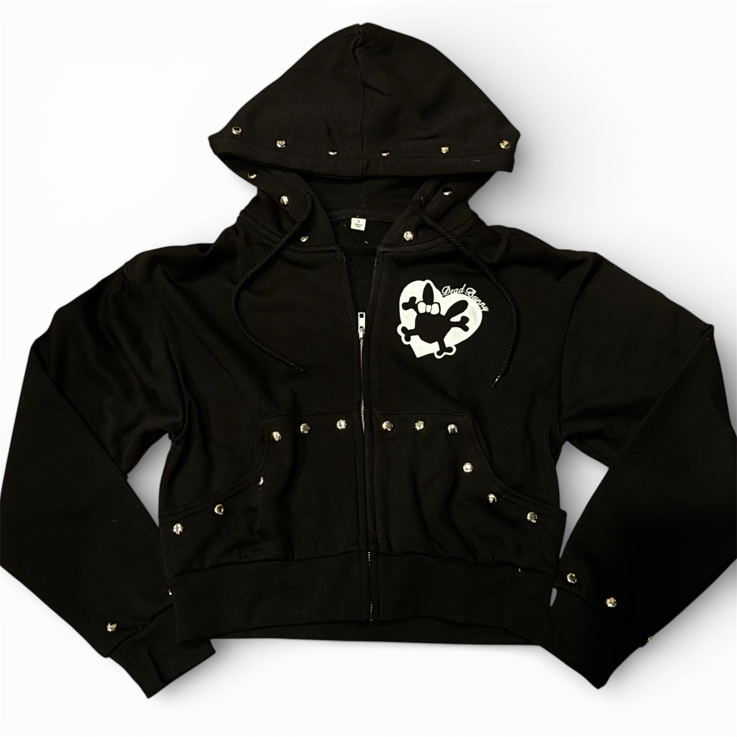 Studded Bunny Angel Zipup